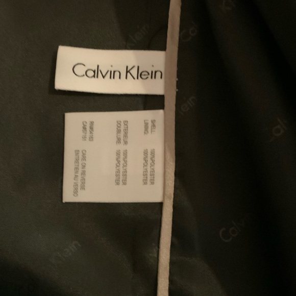 NWOT Men’s CALVIN KLEIN Size Large Spring Jacket - Tan Colour - Picture 3 of 8